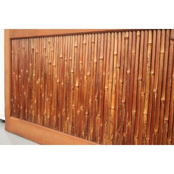 支那竹 斑竹 特大ダイアガラス戸 2枚1組　GD1220YD 