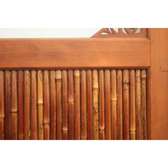 支那竹 斑竹 特大ダイアガラス戸 2枚1組　GD1220YD 