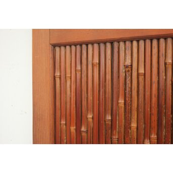 支那竹 斑竹 特大ダイアガラス戸 2枚1組　GD1220YD 