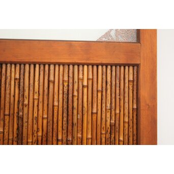 支那竹 斑竹 特大ダイアガラス戸 2枚1組　GD1220YD 