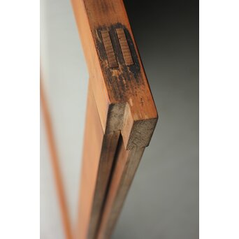 支那竹 斑竹 特大ダイアガラス戸 2枚1組　GD1220YD 