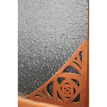 支那竹 斑竹 特大ダイアガラス戸 2枚1組　GD1220YD 