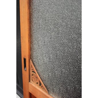 支那竹 斑竹 特大ダイアガラス戸 2枚1組　GD1220YD 