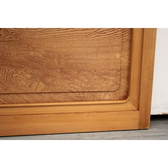 美品白木 釘無障子枠付 格子戸　L984Y 