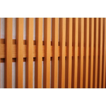 美品白木 釘無障子枠付 格子戸　L984Y 