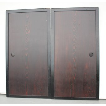 杉一枚板の建具 4枚1組　B956 