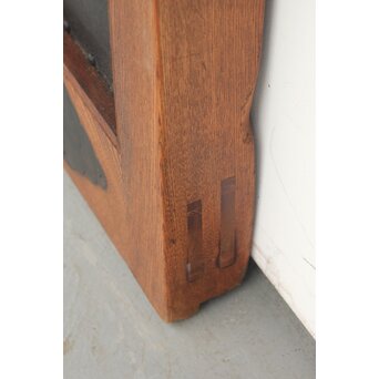 鉄板腰板 総欅柾目格子蔵戸　W949Y 