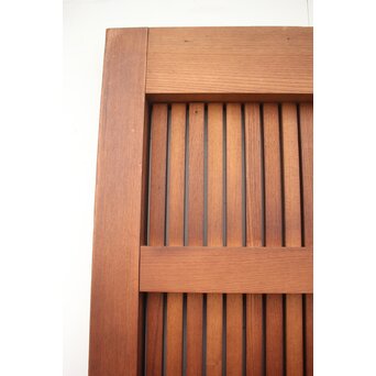 鉄板腰板 総欅柾目格子蔵戸　W949Y 