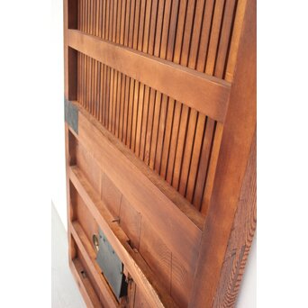 鉄板腰板 総欅柾目格子蔵戸　W949Y 