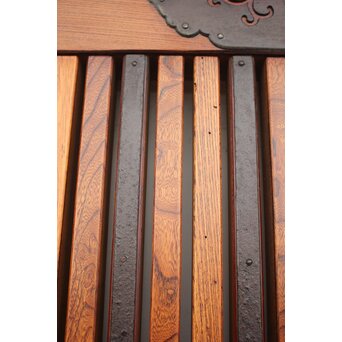 総欅 玉杢稀少材 霊亀波金具 格子蔵戸　W950Y 