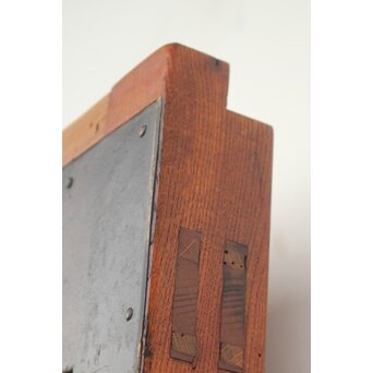 総欅 玉杢稀少材 霊亀波金具 格子蔵戸　W950Y 