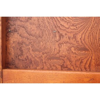 総欅 玉杢稀少材 霊亀波金具 格子蔵戸　W950Y 