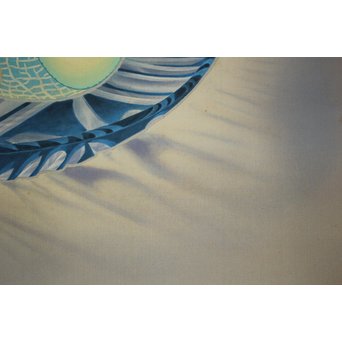 川上拙以【凉味】掛軸　Z089 