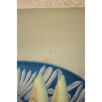 川上拙以【凉味】掛軸　Z089 