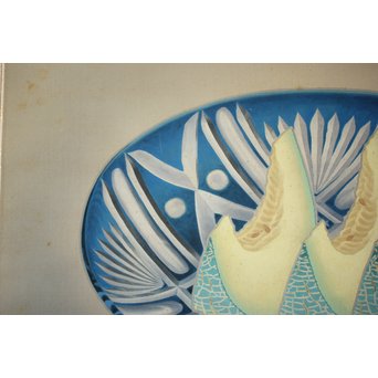 川上拙以【凉味】掛軸　Z089 