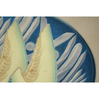 川上拙以【凉味】掛軸　Z089 