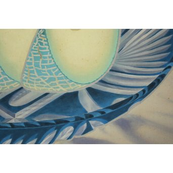 川上拙以【凉味】掛軸　Z089 