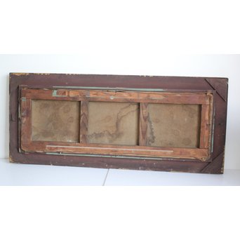 清水登之【風景 山】変形30号 油彩額装　Z090 