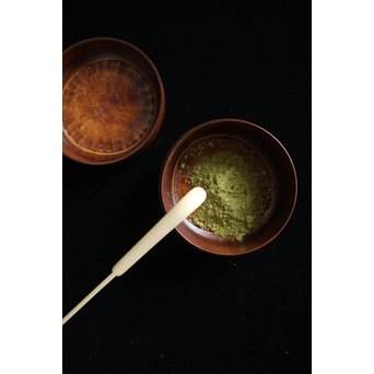 福田慶造 煤竹茶入　U075 