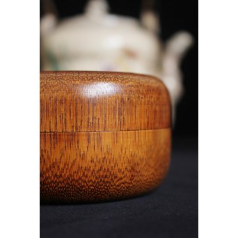 福田慶造 煤竹茶入　U075 