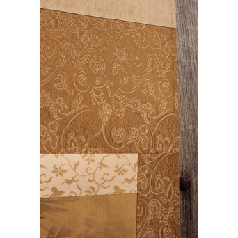 倣 狩野常信【樹陰棲梟】水墨掛軸　Z091 