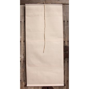 倣 狩野常信【樹陰棲梟】水墨掛軸　Z091 