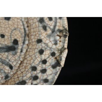 瀬戸呉須絵平皿 4客1組　P129 