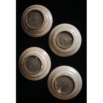 瀬戸呉須絵平皿 4客1組　P129 