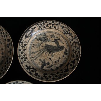 瀬戸呉須絵平皿 4客1組　P129 