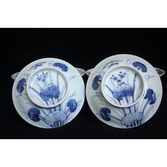 上手古伊万里碗 2個1組　P130 