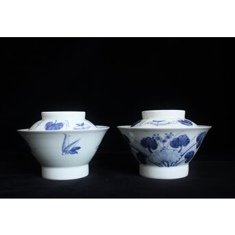 上手古伊万里碗 2個1組　P130