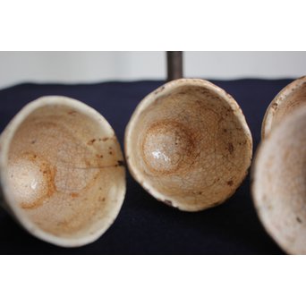 作家物 志野煎茶碗 5客　P133 