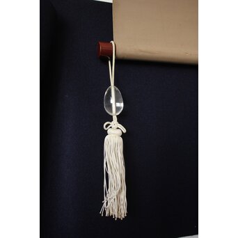 国産 水晶風鎮一対　Y015 