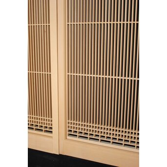 白木 繊細格子書院 4枚1組　R2454 