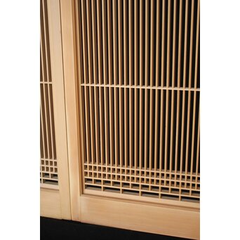 白木 繊細格子書院 4枚1組　R2454 