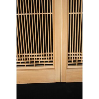 白木 繊細格子書院 4枚1組　R2454 