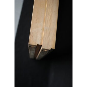 白木 繊細格子書院 4枚1組　R2454 