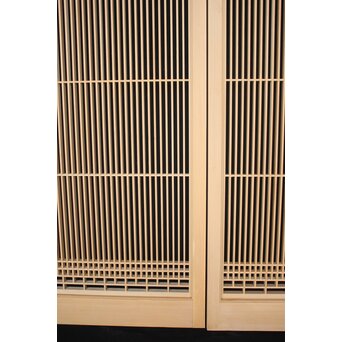 白木 繊細格子書院 4枚1組　R2454 