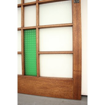 ステンドグラスと色ガラスの建具 2枚1組　GD1221Y 