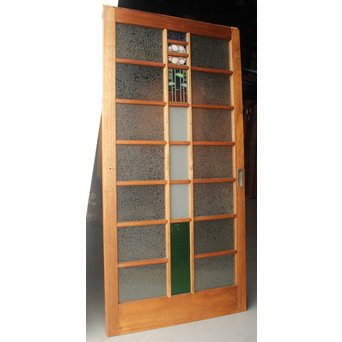 ステンドグラスと色ガラスの建具 2枚1組　GD1221Y 