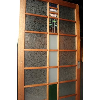 ステンドグラスと色ガラスの建具 2枚1組　GD1221Y 