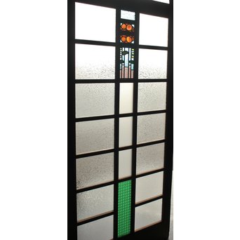 ステンドグラスと色ガラスの建具 2枚1組　GD1221Y 