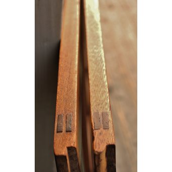 ステンドグラスと色ガラスの建具 2枚1組　GD1221Y ※一枚に少し反りが見られますので使用には事前にご確認くださいませ