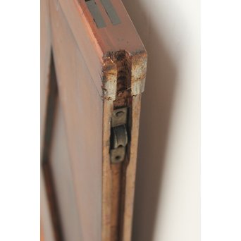 鳳凰透かし 飾り上質ガラス戸 2枚1組　GD1222Y 