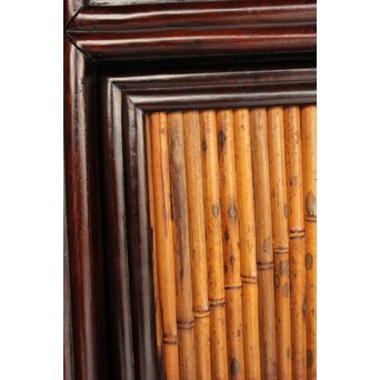 黄楊細工 支那斑竹 唐木棚　G278 