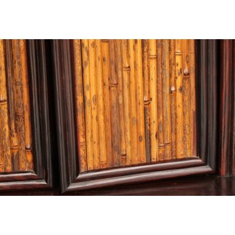 黄楊細工 支那斑竹 唐木棚　G278 