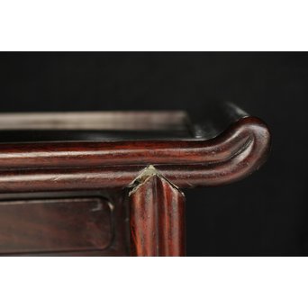 黄楊細工 支那斑竹 唐木棚　G278 