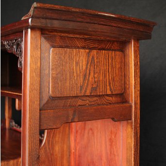 指物師 細工唐木飾棚 茶棚　G279 