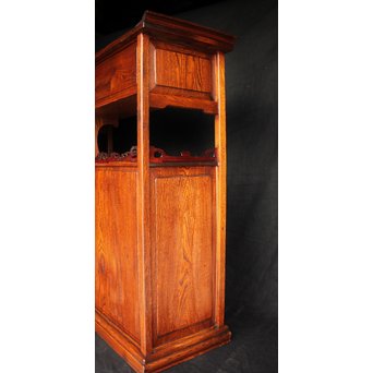 指物師 細工唐木飾棚 茶棚　G279 