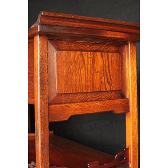 指物師 細工唐木飾棚 茶棚　G279 